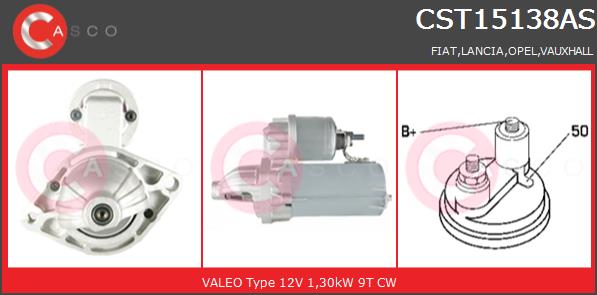 Rozrusznik CASCO CST15138AS