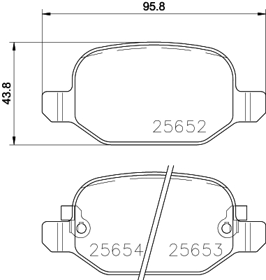 Klocki hamulcowe HELLA 8DB 355 020-761