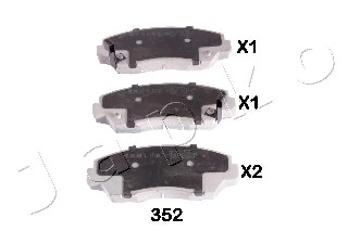 Klocki hamulcowe JAPKO 50352
