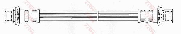 Przewód hamulcowy elastyczny TRW PHA432