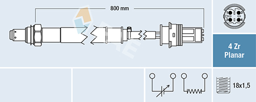 Sonda lambda FAE 77691