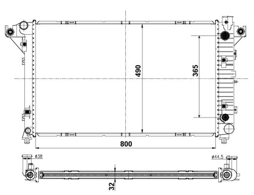 Chłodnica NRF 50248