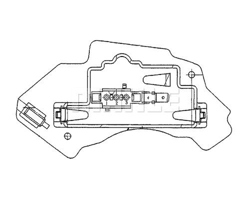 Regulator nawiewu MAHLE ABR 28 000P