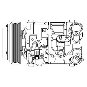 Kompresor klimatyzacji DELPHI CS20545