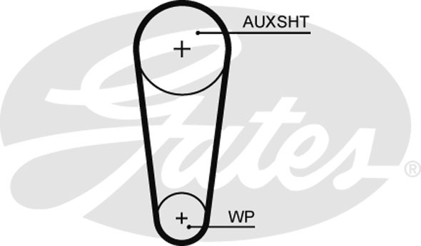 Zestaw paska rozrządu z pompą wody GATES KP25680XS-2