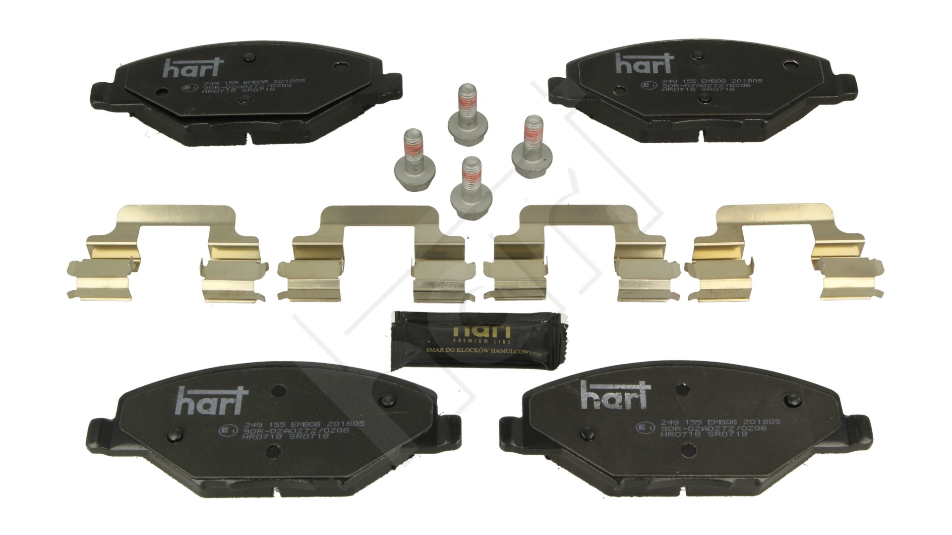 Klocki hamulcowe HART 249 155