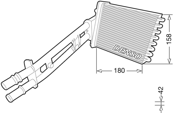 Nagrzewnica DENSO DRR09043