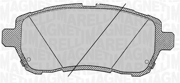 Klocki hamulcowe MAGNETI MARELLI 363916060818