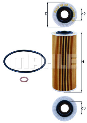 Filtr oleju KNECHT OX 368D1