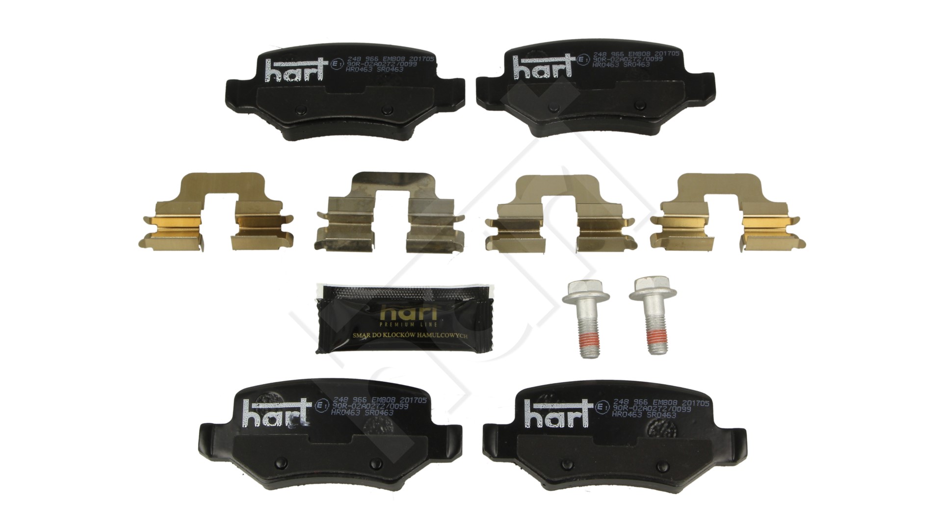Klocki hamulcowe HART 248 966