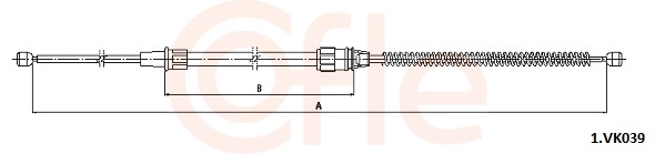 Cięgło, hamulec postojowy COFLE 92.1.VK039