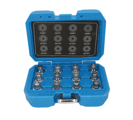 Zestaw narzędzi do wypinania, zabezpieczenia śrub kół KS TOOLS BT691190