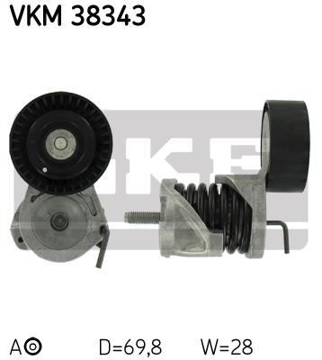 Rolka napinacza paska osprzętu SKF VKM 38343