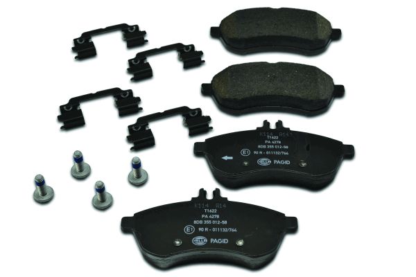 Klocki hamulcowe HELLA 8DB 355 012-581