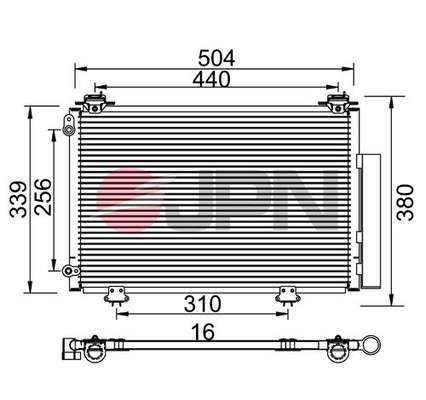 Skraplacz klimatyzacji JPN 60C9135-JPN