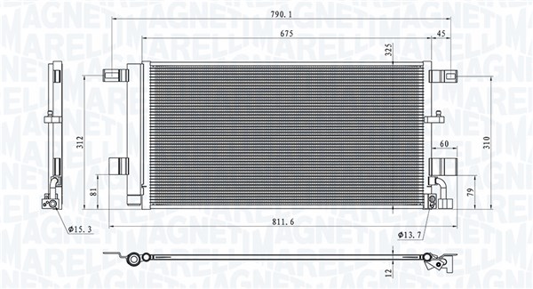 Skraplacz klimatyzacji MAGNETI MARELLI 350203100100