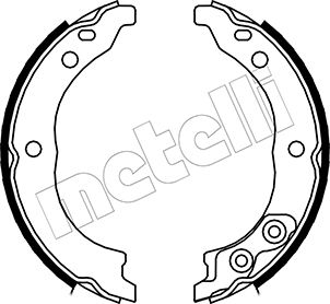 Zestaw szczęk hamulcowych METELLI 53-0089