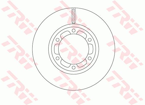 Tarcza hamulcowa TRW DF6640S