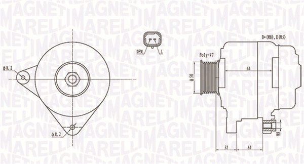 Alternator MAGNETI MARELLI 063731959010