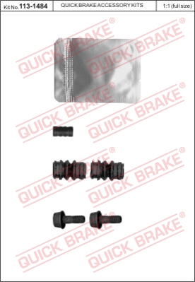 Zestaw naprawczy zacisk hamulcowy QUICK BRAKE 113-1484