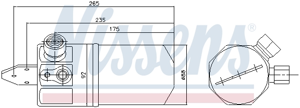 Osuszacz klimatyzacji NISSENS 95318