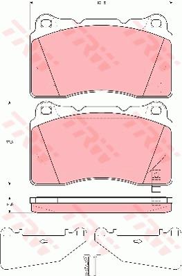 Klocki hamulcowe TRW GDB3349