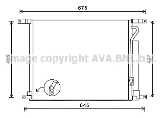 Skraplacz klimatyzacji AVA QUALITY COOLING DWA5139D