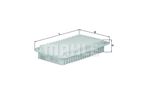 Filtr powietrza KNECHT LX 1286