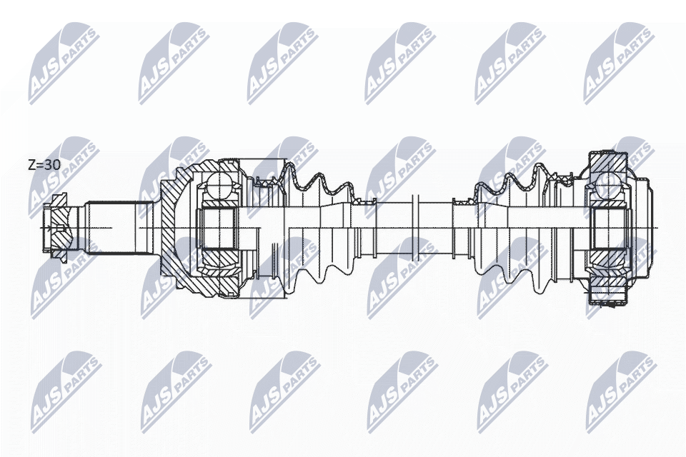Wał napędowy NTY NPW-BM-174