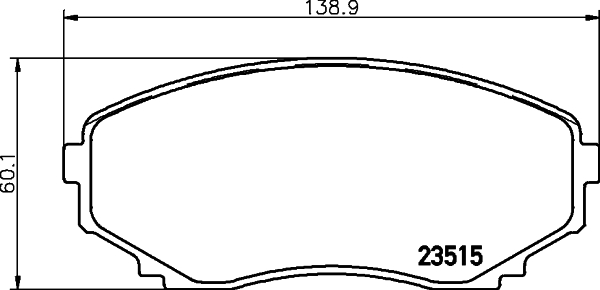 Klocki hamulcowe HELLA 8DB 355 009-641