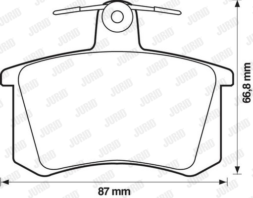 Klocki hamulcowe JURID 571462J