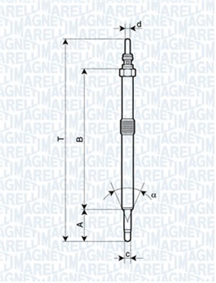 Świeca żarowa MAGNETI MARELLI 062900026304