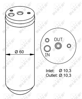 Osuszacz klimatyzacji NRF 33293