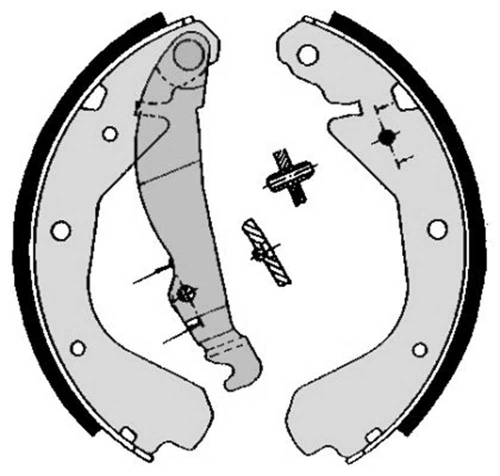 Szczęki hamulcowe BREMBO S 59 509