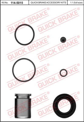 Zestaw naprawczy zacisku hamulcowego QUICK BRAKE 114-5015