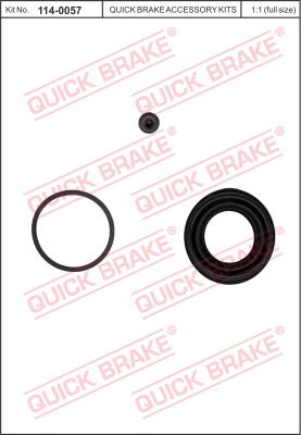 Zestaw naprawczy zacisku hamulcowego QUICK BRAKE 114-0057