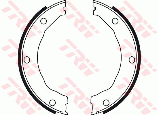 Zestaw szczęk hamulcowych TRW GS8726