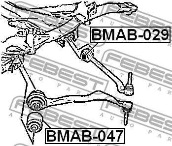 Tuleja wahacza FEBEST BMAB-047