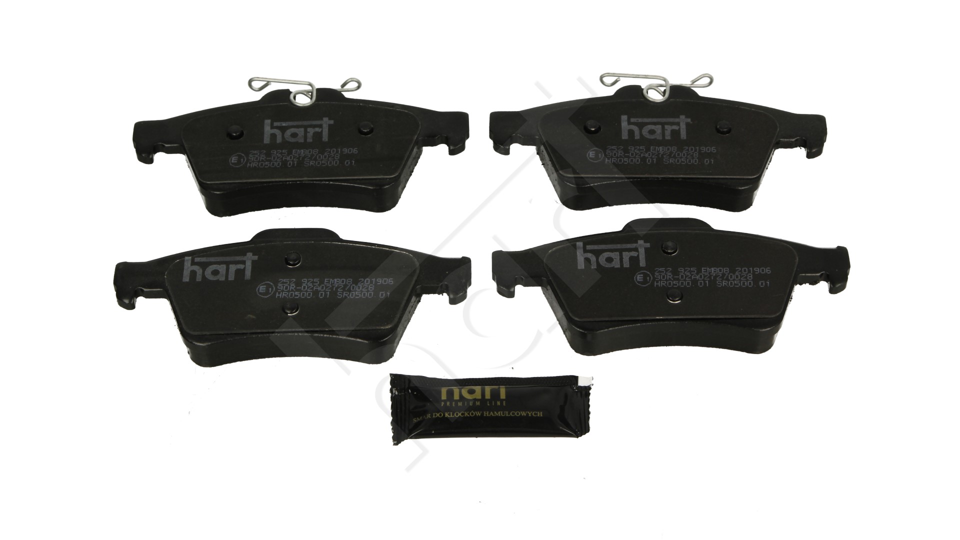 Klocki hamulcowe HART 252 925