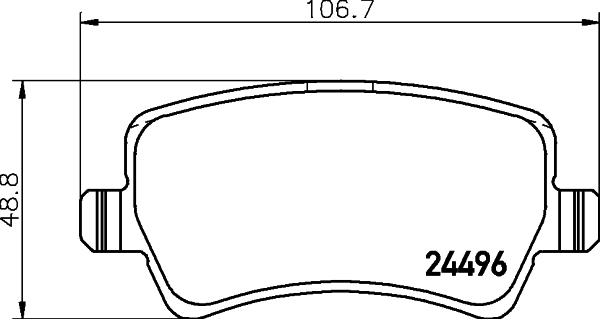 Klocki hamulcowe HELLA PAGID 8DB 355 025-401