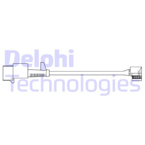 Czujnik zużycia klocków DELPHI LZ0293