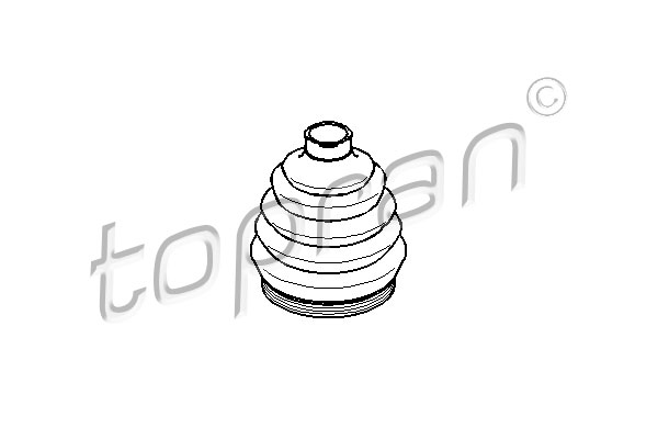 Osłona przegubu TOPRAN 109 253
