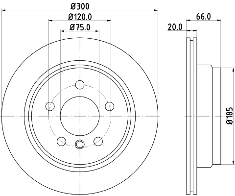 Tarcza hamulcowa HELLA 8DD 355 118-271