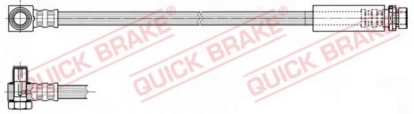 Przewód hamulcowy elastyczny QUICK BRAKE 58.300X
