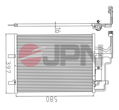 Skraplacz klimatyzacji JPN 60C9108-JPN