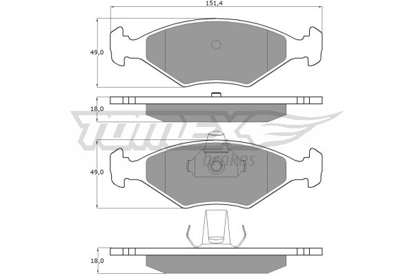 Klocki hamulcowe TOMEX BRAKES TX 10-793