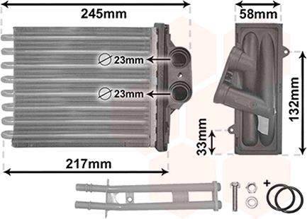 Nagrzewnica VAN WEZEL 17006304