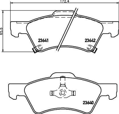 Klocki hamulcowe HELLA 8DB 355 010-061