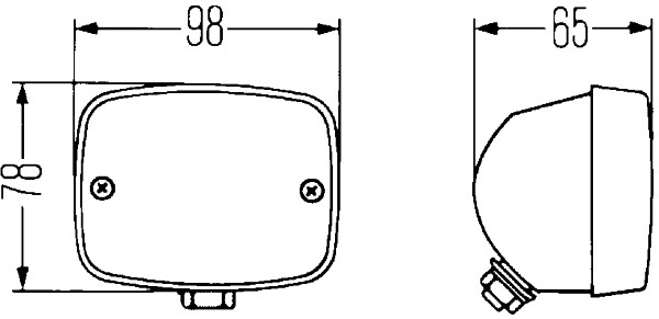 Lampa przeciwmgielna HELLA 2NE 003 030-167