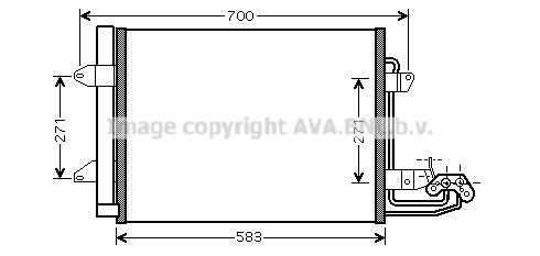 Skraplacz klimatyzacji AVA QUALITY COOLING VN5211D